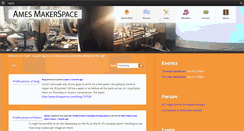 Desktop Screenshot of amesmakerspace.org