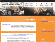 Tablet Screenshot of amesmakerspace.org